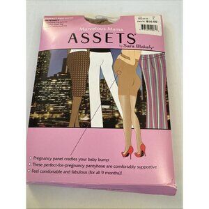 Marvelous Mama Assets Maternity Pantyhose Tan Size 2 MA1